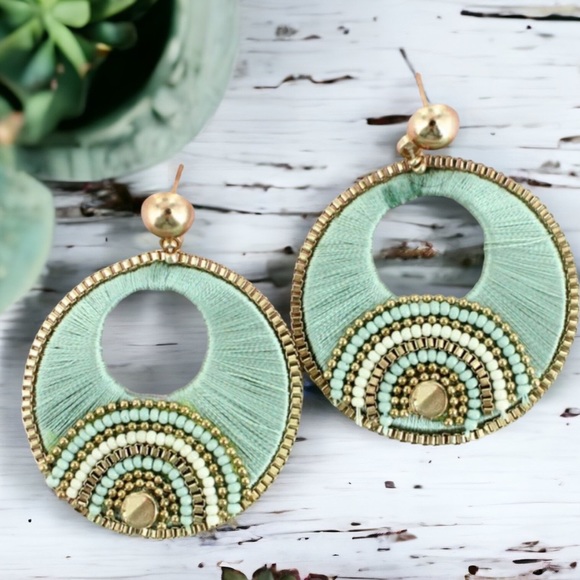 NWT MINT VIENNA EARRINGS - Picture 2 of 4